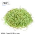 thumbnail image 2 of Cesta Césped Relleno Artesanía Triturado Papel, Rafia Regalo Relleno para DIY Regalo Pascua Cesta Relleno Fiesta Decoración (Claro Verde, Dorado Tono, 1Paquete Aprox. 200g) Unique Bargains papel de regalo arrugado y papel de relleno, 2 of 6