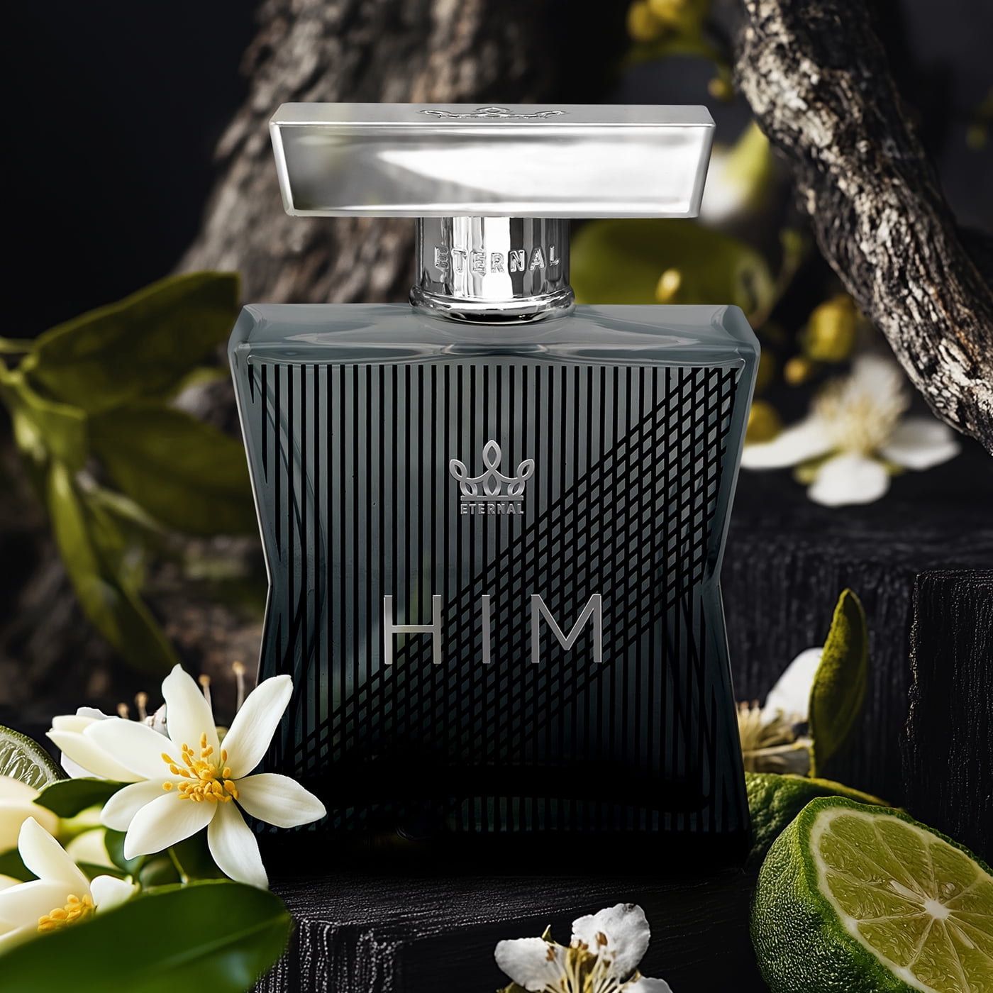 Eternal Fragrance HIM, Clean Citrus, Modern Aromatic Woods Eau de Parfum, Inspired by Myself Cologne for Men, 3.4 oz (100ml) Spray