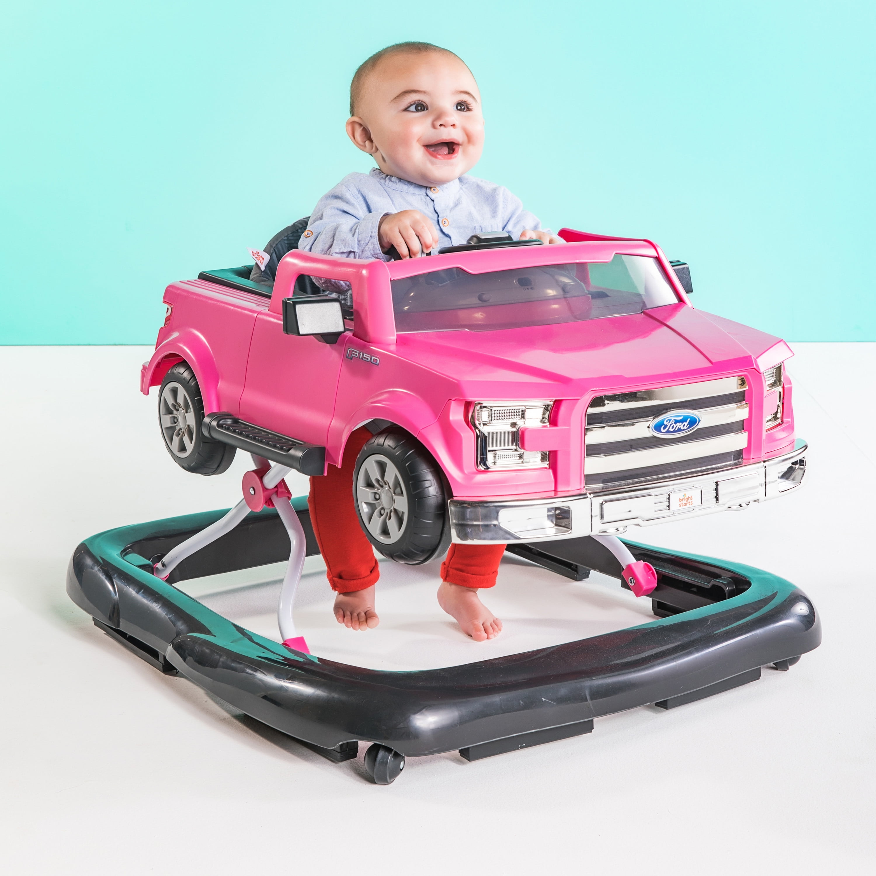 pink truck walker