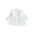 thumbnail image 1 of xiaxaixu Girls Winter Jacket, Long Sleeve Stand Collar Button Closure Furry Patchwork Overcoat Clothes, 1 of 9