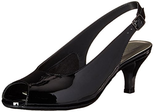 aerosoles black patent pumps