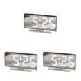 thumbnail image 4 of Wosthever Despertador LED, superficie curva, decoración de , calendario, temperatura para dormitorio, sala de estar, suministros, luz Type1 NO1, 4 of 6