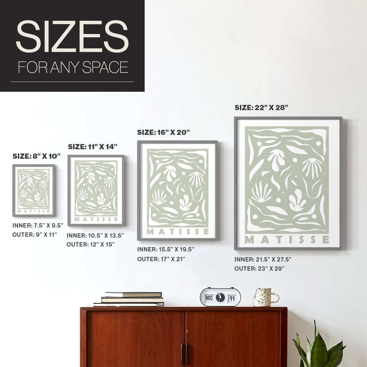 Matisse VII Framed Print - Solid Wood