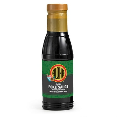 Aloha Shoyu Oyster Poke Sauce, Hawaiian Style, 12 fl oz