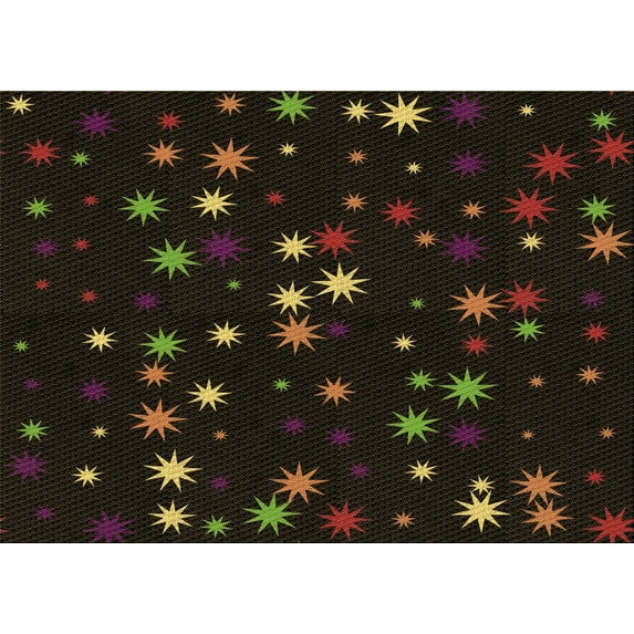 Ahgly Company Indoor Rectangle Patterned Midnight Gray Area Rugs, 8' x 10'