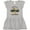 AC-Heather Grey, variant on Inktastic I Support My Uncle Autism Awareness Girls Toddler Dress