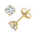 thumbnail image 2 of 1/2 Carat Diamond Stud Earrings in 10K Yellow Gold, 2 of 4