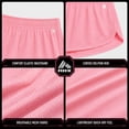 thumbnail image 4 of RBX Girls Athletic Shorts Breathable Performance Double Mesh Gym Running Dolphin Shorts, 4 of 7