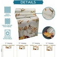thumbnail image 6 of White Cotton Linen Table Runner - Maple Leaves Floral Pumpkin Pattern - Thanksgiving Rustic Vintage Fall Decor - 13x48 Inch, 6 of 6