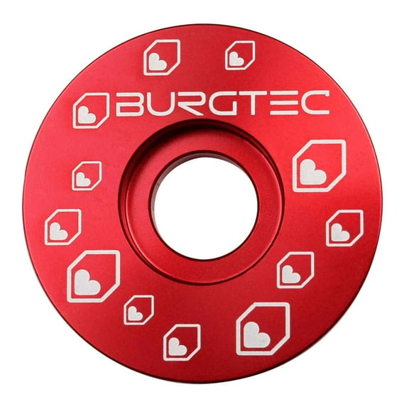 Burgtec Top Cap, Race Red