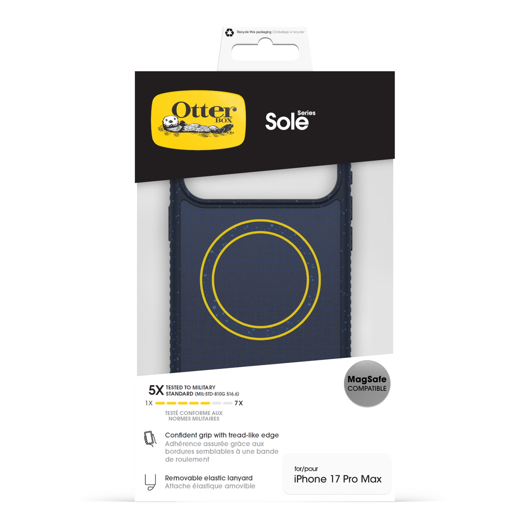 OtterBox Sole Series Case with MagSafe for Apple iPhone 18 Pro Max and iPhone 17 Pro Max - Blue