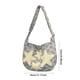 thumbnail image 4 of Bolso Bandolera para Mujer Bolso Escolar Lona Con Apliques para Estudiantes (gris), 4 of 9