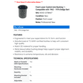 thumbnail image 2 of Front Lower Control Arm Bushing 1 - Compatible with 1962 - 1976 Dodge Dart 1963 1964 1965 1966 1967 1968 1969 1970 1971 1972 1973 1974 1975, 2 of 2