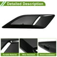 thumbnail image 4 of Unique Bargains Hood Air Outlet Vent Cover Trim for Land Rover Range Rover Sport 2014-2023 Hood Engine Bonnet Air Vent Outlet Cover Bezels ABS Black, 4 of 6