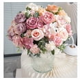 thumbnail image 3 of OAVQHLG3B Artificial Peony Flowers, Silk Peonies Flowers Fake Peonies Artificial Flowers Peonies Hydrangea Bouquet for Centerpiece Table Wedding Party Home Decor, 3 of 3