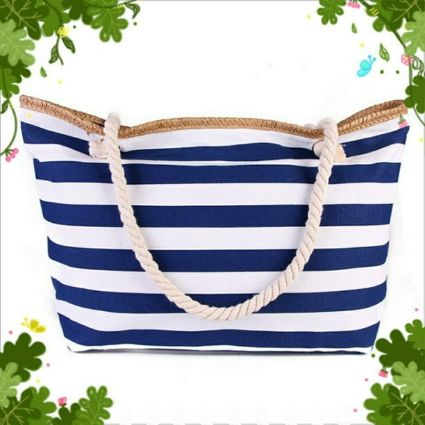 Navy canvas deals tote