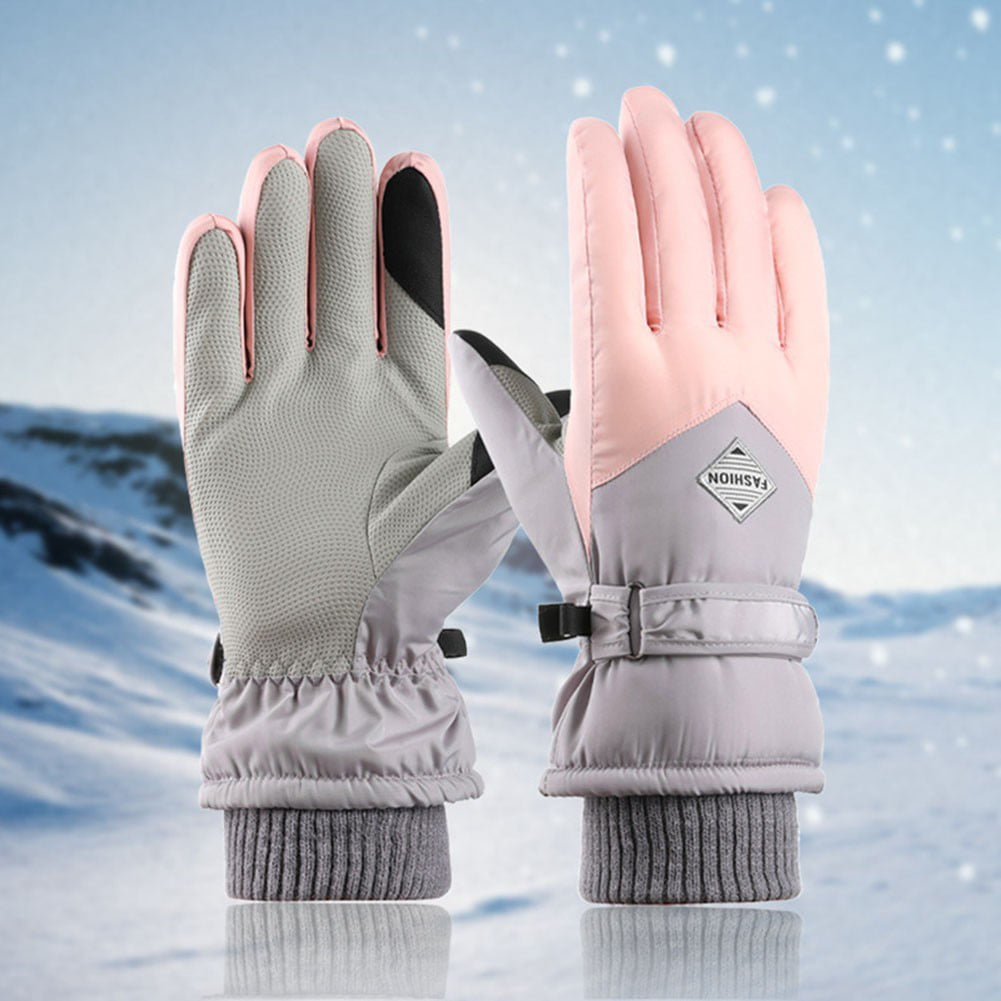 Winter Snow Thermal Warm Gloves Mens Womens Ladies Ski Snowboard Skate Windproof 