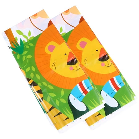 

Frcolor Animal Jungle Party Table Cover Tablecloth Birthday Animals Kids Decorations Supplies Favors Waterproof Oil Proof