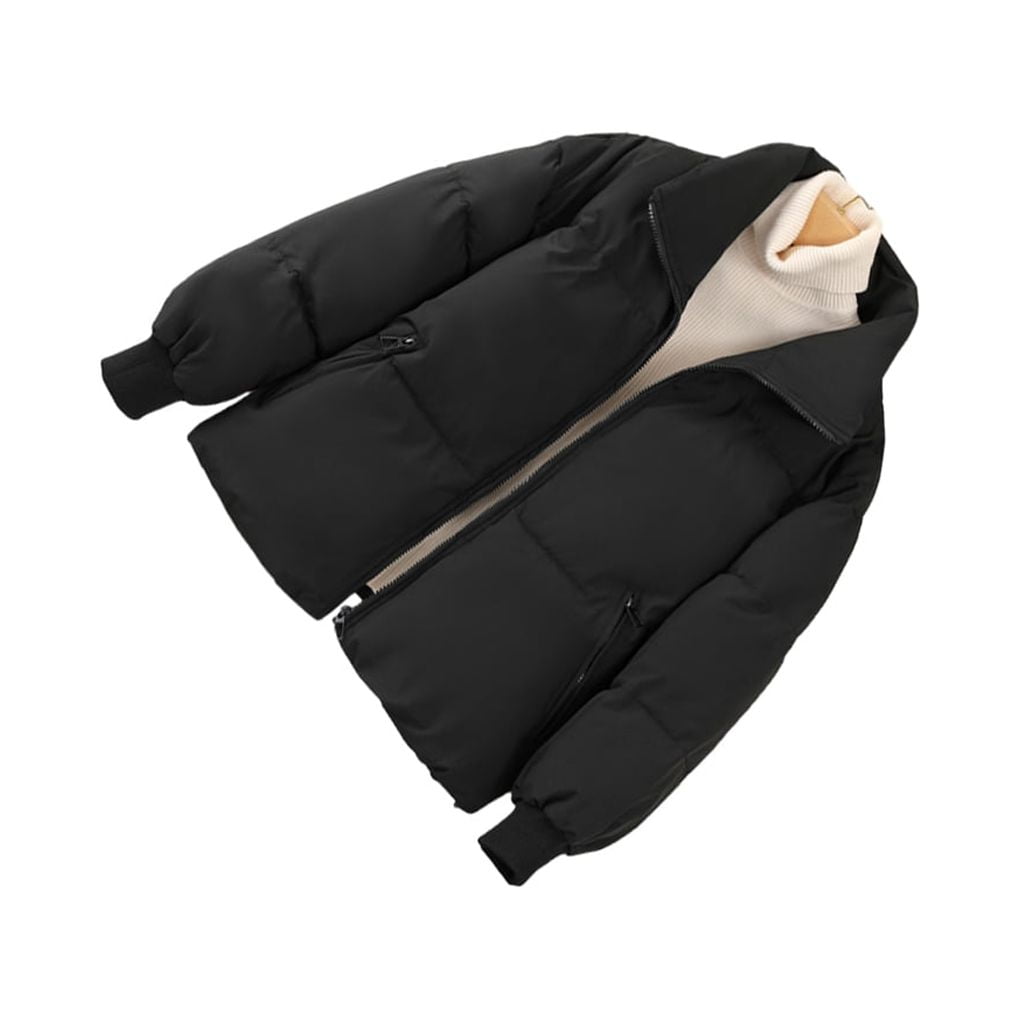 Polyester puffer jacket warm best sale