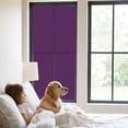 thumbnail image 3 of Pure Dark Purple Window Privacy Film, Simple Solid Color Static Cling UV Sun Blocking Tint Film Heat Control Windows Films for Bedroom Bathroom, Window Stickers 23.6"x59", 3 of 8