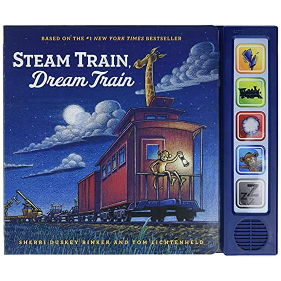 Pre-Owned Steam Train Dream Train Sound Book: (Sound Books for Baby, Interactive Books, Train Books for Toddlers, Children's Bedtime Stories, Train Board Books) (Goodnight, Goodnight Paperback