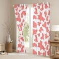 thumbnail image 3 of Homewish Farmhouse Bull Print Blackout Curtains Set of 2 (52x84 Each) for Teens Female Men,Abstract Geometric Window Curtains,Rustic Animal Cow Cattle Curtains and Drapes,Breathable Home Decor, 3 of 6