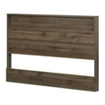thumbnail image 2 of South Shore Lensky Full/Queen Headboard with Open Storage Space, in Natural Walnut, 2 of 10