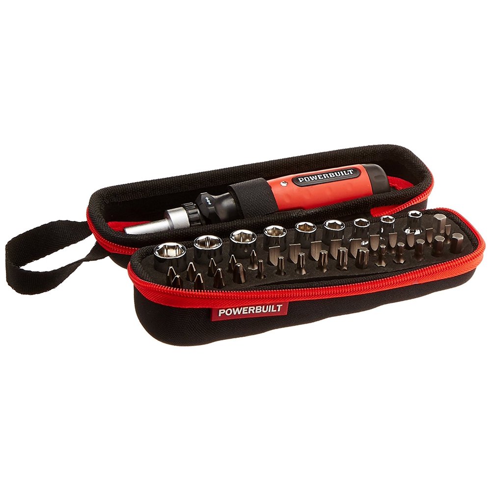 941163 ToolstoGo Ratcheting THandle Bit Driver Set with Pouch (42