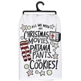 thumbnail image 3 of Decorative Towel Christmas Movies Dish Towels Set/2 Bake Pajamas 35533-109659, 3 of 3