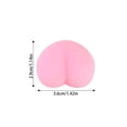 thumbnail image 3 of Pink TPR Squeeze Toy, Cute Pinch Squishy, Soft Tactile Fidget for Desk & Home Decor, 3 of 6