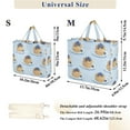 thumbnail image 2 of FORMRS Womens Corduroy Tote Bag Crossbody Shoulder Handbag with Pocket, Blueberry Pancake Pattern, 2 of 7