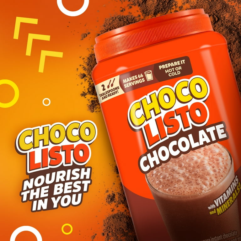Chocolisto Instant Chocolate Powder Drink, 35.2 oz - Walmart.com