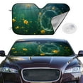 thumbnail image 2 of Haiem Jelly Fish Car Windshield Sun Shade - Blocks UV Rays Sun Visor Protector, Sunshade to Keep Your Vehicle Cool, Universal Fit SUV Van Sedan-Medium, 2 of 7