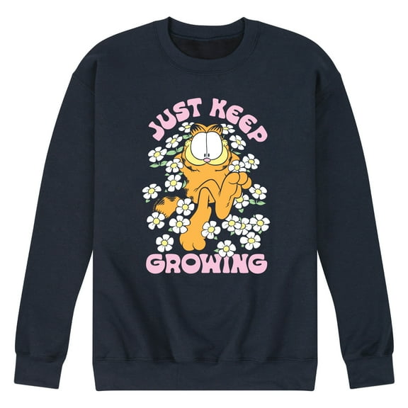 Garfield - Garfield Flowers Keep Growing - Men's Crew Fleece