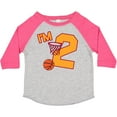 thumbnail image 3 of Inktastic Im Two Second Birthday Basketball Boys or Girls Toddler T-Shirt, 3 of 5