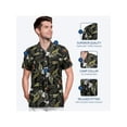 thumbnail image 2 of Mio Marino Mens Casual Button-Down Hawaiian Short Sleeve Shirt, 2 of 6