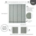 thumbnail image 5 of Piecenat Panel Track Blinds 23 in Cordless Paper for Sliding Door Vertical Window Blinds, Sage Gray, 85.5 in x 96 in, 5 of 7