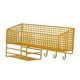 thumbnail image 2 of Cesta de pared colgante de alambre de metal resistente, organizador de cocina, cesta de almacenamiento rectangular S dorada con gancho, 2 of 8