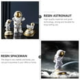 thumbnail image 3 of WHAMVOX Statue d'Astronaute en Résine Lot de 1 Style Nordique Moderne pour Décoration Intérieure, 3 of 7