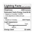 thumbnail image 4 of Luxrite  LR21451 A21 LED Bulbs 150 Watt Equivalent, 2550 Lumens, 3000K Warm White, Enclosed Fixture Rated, Dimmable Standard LED Bulb 22W, Energy Star, E26 Medium Base - Indoor and Outdoor, 4 of 4