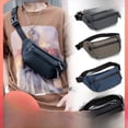 thumbnail image 5 of Bolso de pecho impermeable de PU para hombre, riñonera para deportes al aire libre, bolso de hombro, bolso de mensajero, bolso de hombre de moda, 5 of 5