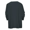 thumbnail image 4 of Men's Athletic Long Sleeve T-Shirt Loose Fit Breathable Workout Top Comfortable Stretch Casual Round Neck Tee Mens T-Shirts Solid Color Sleeve Casual Crew Neck Basic Tees, 4 of 5