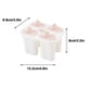 thumbnail image 3 of Set de moldes para polos - Máquina de helados de 6 cavidades con tapas y palos, Kit de Silicona sin BPA, Kit casero de helados caseros, 3 of 6