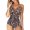 Brown, variant on Ketyyh-chn99 Swimsuits for Women Swim Dress for Women Tummy Control's Tummy Control Swimsuit One Piece Full Coverage Plus Size Bathing Suit Retro Ruffle Swimwear White,M
