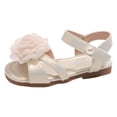 thumbnail image 3 of Gubotare Girl Sandals Toddler Kids Baby Girls Boys Sandals Girls Shoes Soft Sole Sandals Toddler Boys Size 13 (Beige,Little Kids 13), 3 of 9
