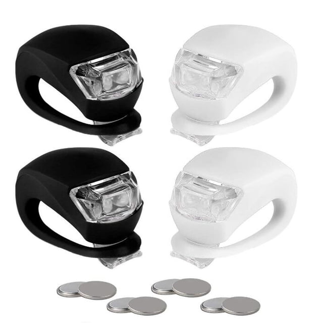 Led Bike Light Set, Cycling Led Bike Lights Bike Emergency Warning 4Pcs