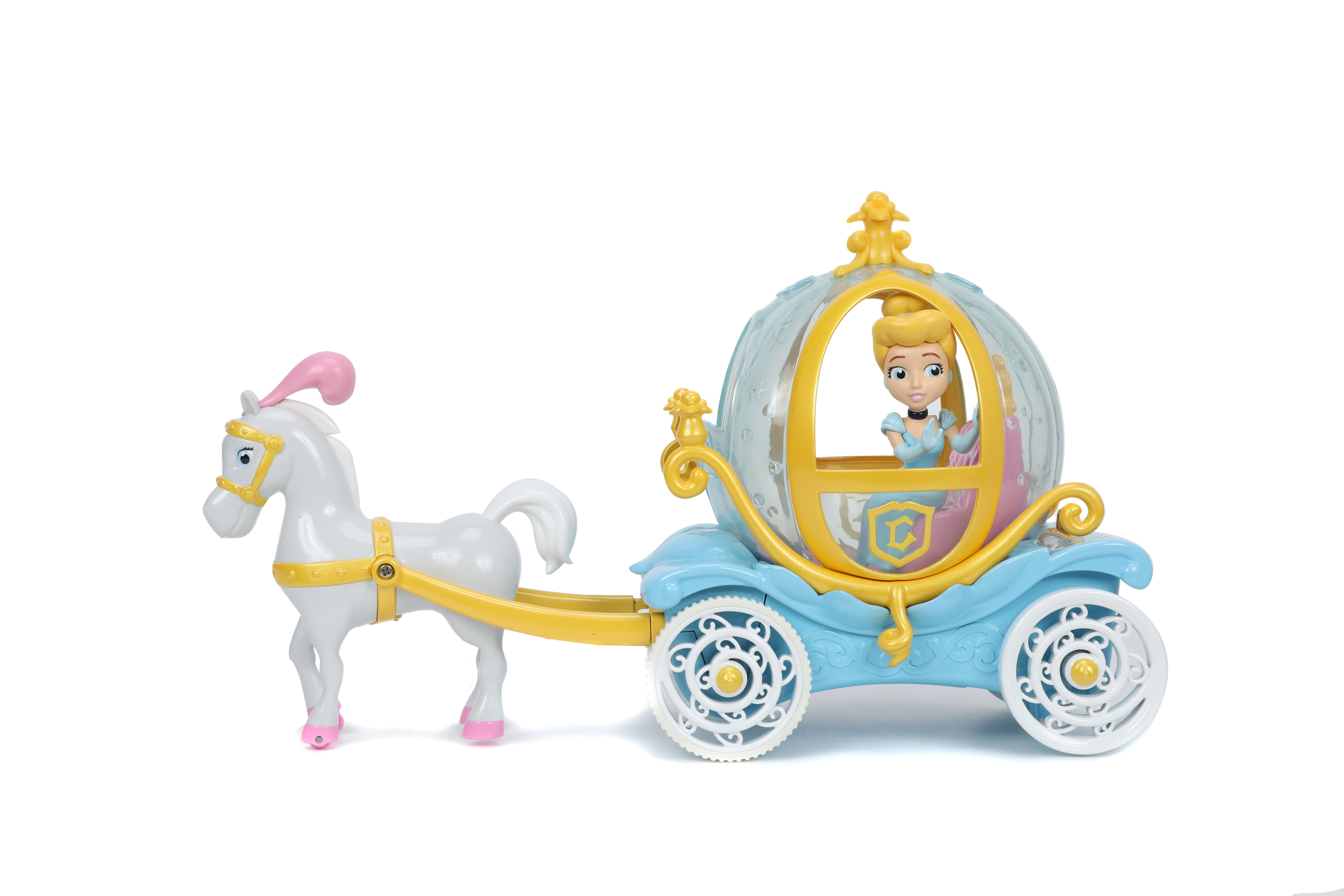 Disney 1:24 Princess Cinderella Horse-Drawn Carriage RC Radio Control Cars  