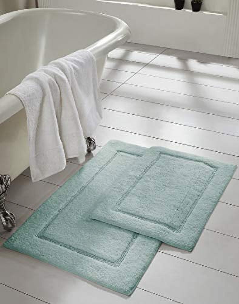 Home Weavers Classy Bathmat Collection - 100 % Absorbent Soft Cotton 3 Piece Bath Rug Set, Machine Washable and Dry, 17 inchx24 inch, 21 inchx34 inch