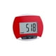 thumbnail image 1 of Eigraketly Podómetro LCD multifunción Paso Caminar Jogging Correr Senderismo Distancia Fitness para exteriores Gimnasios en casa Rojo Eigraketly OD009548-02, 1 of 5