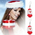 thumbnail image 5 of SUSHANG Santa Claus Earrings Christmas Series Resin Santa Earrings Cute Earrings Earrings, 5 of 6